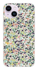 Coque en silicone imprimée compatible Apple iPhone 14 Liberty Wiltshire Vert - Photo 1 sur 3