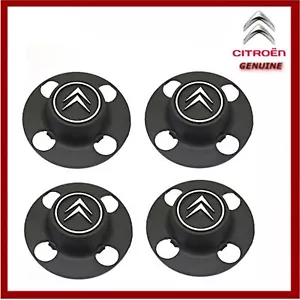 Genuine Citroen Berlingo Set of 4 Wheel Trims / Centre Caps Fits 14" Wheels - Picture 1 of 1