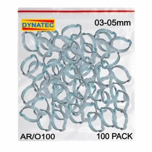 O-clip 3-5mm Crimp Pinchers Double 2 Ear Hose Clip 100pk LPG Welding NEW - Picture 1 of 4