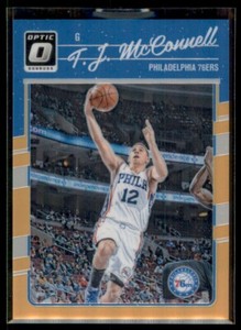 2016-17 Optic ORANGE T.J. McConnell Philadelphia 76ers #4 3/199