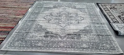 Кремовый/серый пятнистый ковер на спину 8 футов 0 дюймов x 10 футов 0 дюймов, сниженная цена 1172769615 BNT865B-8 - Изображение 1 из 4