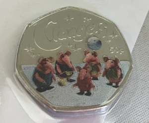 2025 GUERNSEY THE CLANGERS COLOUR FIFTY 50 PENCE COIN BU - Picture 1 of 2