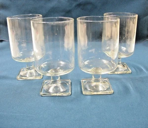 Set of Four Nordic Federal Cordial Bar Glasses with Stems - Picture 1 of 6