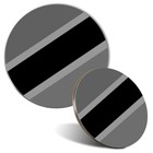 Mouse Mat & Coaster Set - BW - Tanzania Flag Map  #41685