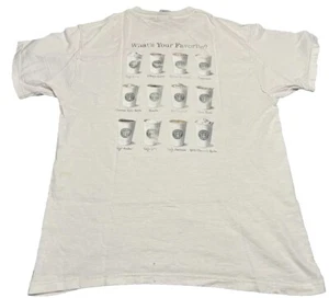 VTG 90s STARBUCKS Coffee Seattle White USA Promo Tee T-Shirt L L2 - Picture 1 of 7