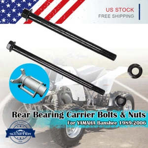 Rear Bearing Carrier Bolts & Nuts Fit for 1989-2006 YAMAHA Banshee 350 YFZ350 - Picture 1 of 12
