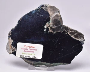 PIEDRA PULIDA COVELLITE, Colorado, EE. UU. S711 - Imagen 1 de 4