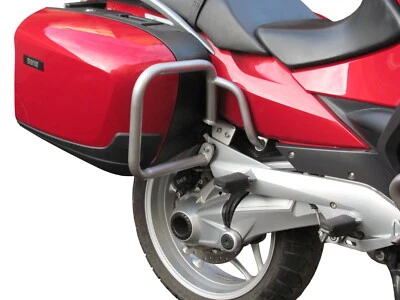 BARRAS DE CHOQUE TRASERAS HEED BMW R 1200 RT (2005 - 2013) - plateadas Foto 1 de 2