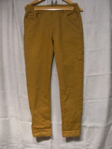 pantalon femme elastiqué - couleur ocre - - Bild 1 von 6