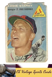 1954 Topps #38 Eddie Stanky LOW GRADE/FILLER - Picture 1 of 2