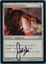 Demonmail Hauberk Innistrad NM Uncommon Artist Signed CARD (s4201) ABUGames