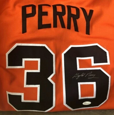 gaylord perry autograph San Francisco Jersey JSA Authentication - Image 1 of 4