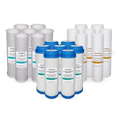 21 PK Whole House Replacement Water Filter Sediment CTO GAC Coconut Shell carbon - Image 1 of 4