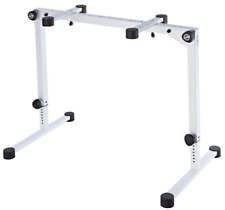 Konig and Meyer 18820 Table-Style Keyboard Stand Omega Pro Foldable Legs (WHITE)