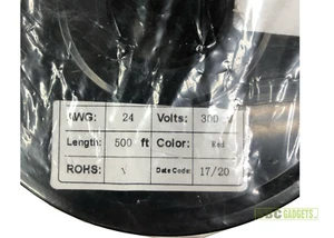 24 AWG Stärke gestrandet ROT 500 FUSS SPULE - Bild 1 von 2