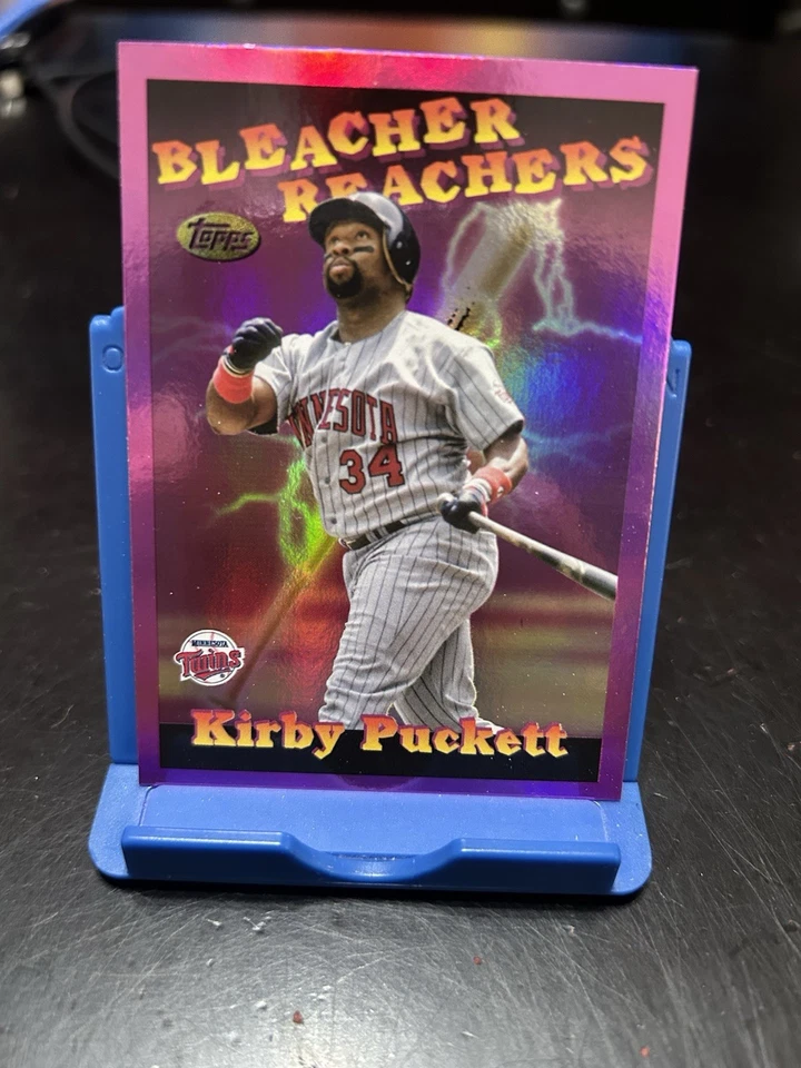 Actualización Topps 2025 Bleacher Reachers lámina rosa Kirby Puckett (#BR-8) gemelos SP Foto 1 de 1
