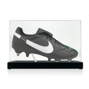Fernando Torres signierter schwarzer Fußballschuh. Vitrine - Bild 1 von 5