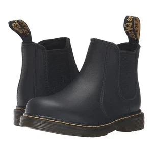 Dr. Martens Toddler 2976 Chelsea Ankle Boots EU 19 US 4 Black Leather NIB - Picture 1 of 13