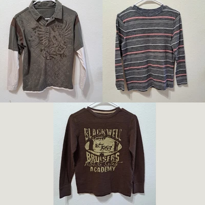 LOTE de 3 camisas de manga larga para niños LG Arizona Urban Pipeline de colección paquete XG Foto 1 de 4