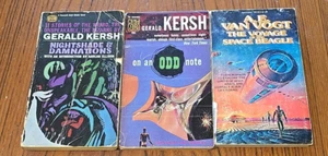 3 Early Science Fiction PB Nightshade & Damnation, On An Odd Note, Space Beagle - Imagen 1 de 14