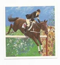 DEBBIE JOHNSEY ~ 1983 LYONS MAID JUNIOR CHAMPS ~ SHOWJUMPING ~ NEW CARD