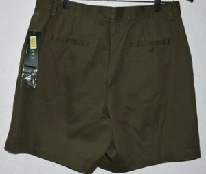 NEW Ralph Lauren Women 10 Shorts Green Flat Front 100% Cotton Shorts Pockets NWT - Picture 1 of 16