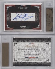 2008 TRISTAR Signa Cuts Cut Auto Red /25 Austin Romine Auto