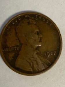 1917 Lincoln Wheat 1 Cent Penny schöne Münze  - Bild 1 von 2