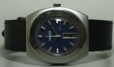 Vintage Nino Auto Day Date Swiss Made Mens Wrist Watch Old Used k219 Antique
