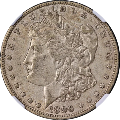 1896-O Morgan Silver Dollar NGC AU50 Nice Strike - Image 1 of 4