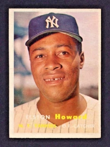 1957 TOPPS ELSTON HOWARD #82 Ex - Foto 1 di 2