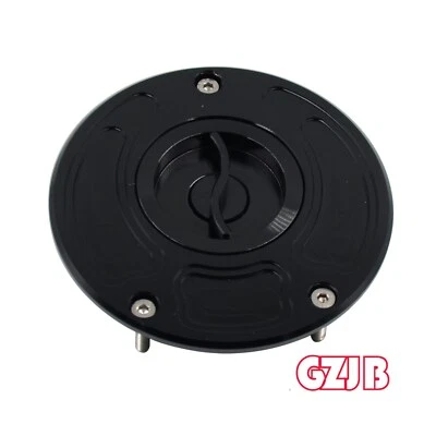 CNC Keyless Fuel Gas Cap For Kawasaki Concours 14  ER5 ER6N VERSYS 650/1000 — 第 1/4 张图片