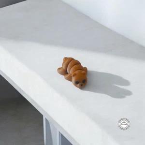 3D-gedrucktes Geschenk artikulierendes niedliches Mini Flexi Tier - Bär - Bild 1 von 2