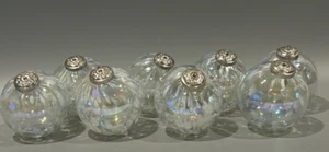 Ornamenti natalizi vintage in vetro soffiato/otto con appendiabiti superiore in rilievo/murano? / - Foto 1 di 10