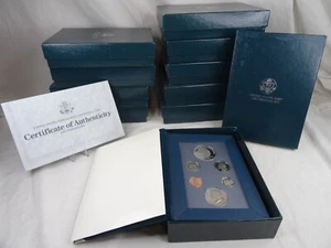 (10) 1990-S US Mint Prestige Proof Sets Silver Dollars 60 Coins Wholesale Lot - Picture 1 of 5