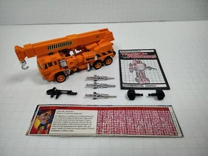 Transformers G1 Vintage Crane Truck Grapple 100% complete with Paperwork - Picture 1 of 6