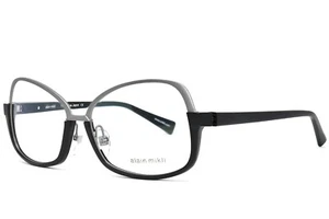 ALAIN MIKLI 1331 M0FF BLACK SILVER EYEGLASSES 56-16-140 New Authentic - Picture 1 of 12