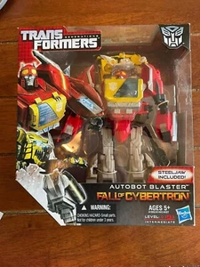 Transformers Fall of Cybertron Blaster Voyager Class Steeljaw included!! - Picture 1 of 1