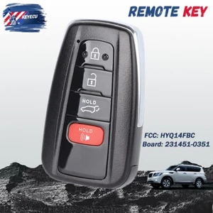 Smart Key for Toyota Highlander 2020 2021 2022 Remote Fob HYQ14FBC 231451-0351 - Picture 1 of 6