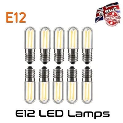 LED E12 Chandelier Lamp Bulb 2 Watt Equivalent to 15 Watt Dimmable Warm White - Image 1 of 4