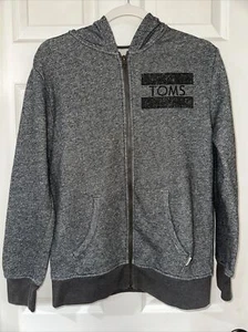 Sudadera Toms for Target Boys Grande 12/14 Con Capucha Cremallera Gris Usada en Excelente Condición - Imagen 1 de 5
