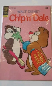 Libro de historietas de Walt Disney Chip 'n' Dale #18 Gold Key 1972 Brer Bear excelentes anuncios en muy buen estado+ - Imagen 1 de 18