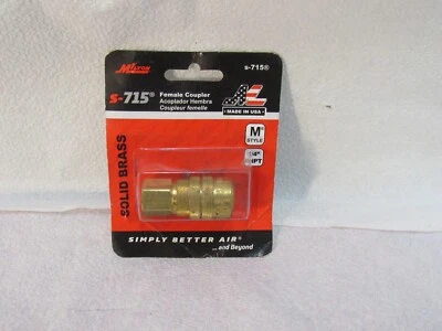 Milton S-715 1/4" FNPT Female M-Style KWIK-CHANGE Coupler - Image 1 of 4