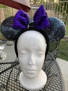 Disney Nightmare Before Christmas Oogie Boogie Bash 2019 Headband Ears RARE - Picture 1 of 7
