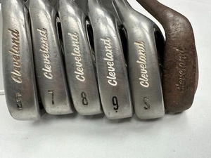 Cleveland CG Gold Right Hand Iron Set #5, 7-9 S & 60° Tour Action (6 Clubs) USED - Picture 1 of 9
