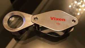 Vixen Loupe D12 Lens Diameter 12mm Magnification 10x Metal Holder Magnifier - Picture 1 of 8