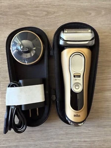 Braun Series 9 Pro 9419s Gold Electric Wet & Dry Shaver W/ Charging Stand - Picture 1 of 4