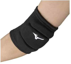Mizuno Japan Volleyball Elbow Supporter with Pad 1pcs V2MYA100 Black White 2023 - Picture 1 of 6