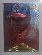 1996 PINNACLE BASEBALL MANNY RAMIREZ #18 STARBURST CLEVELAND INDIANS GREAT CARD