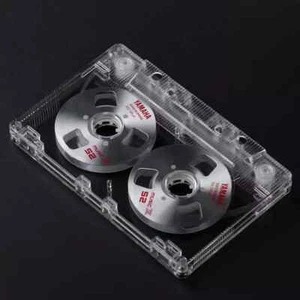 YAMAHA MUSIC Reel to Reel Silver Cassette Tape Self-Made High Quality Design - Picture 1 of 4